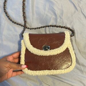 Cute Sherpa crossbody